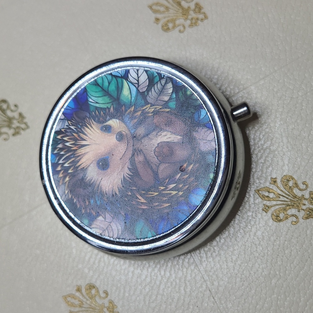 🌼2/$12 New Hedgehog Pill Box